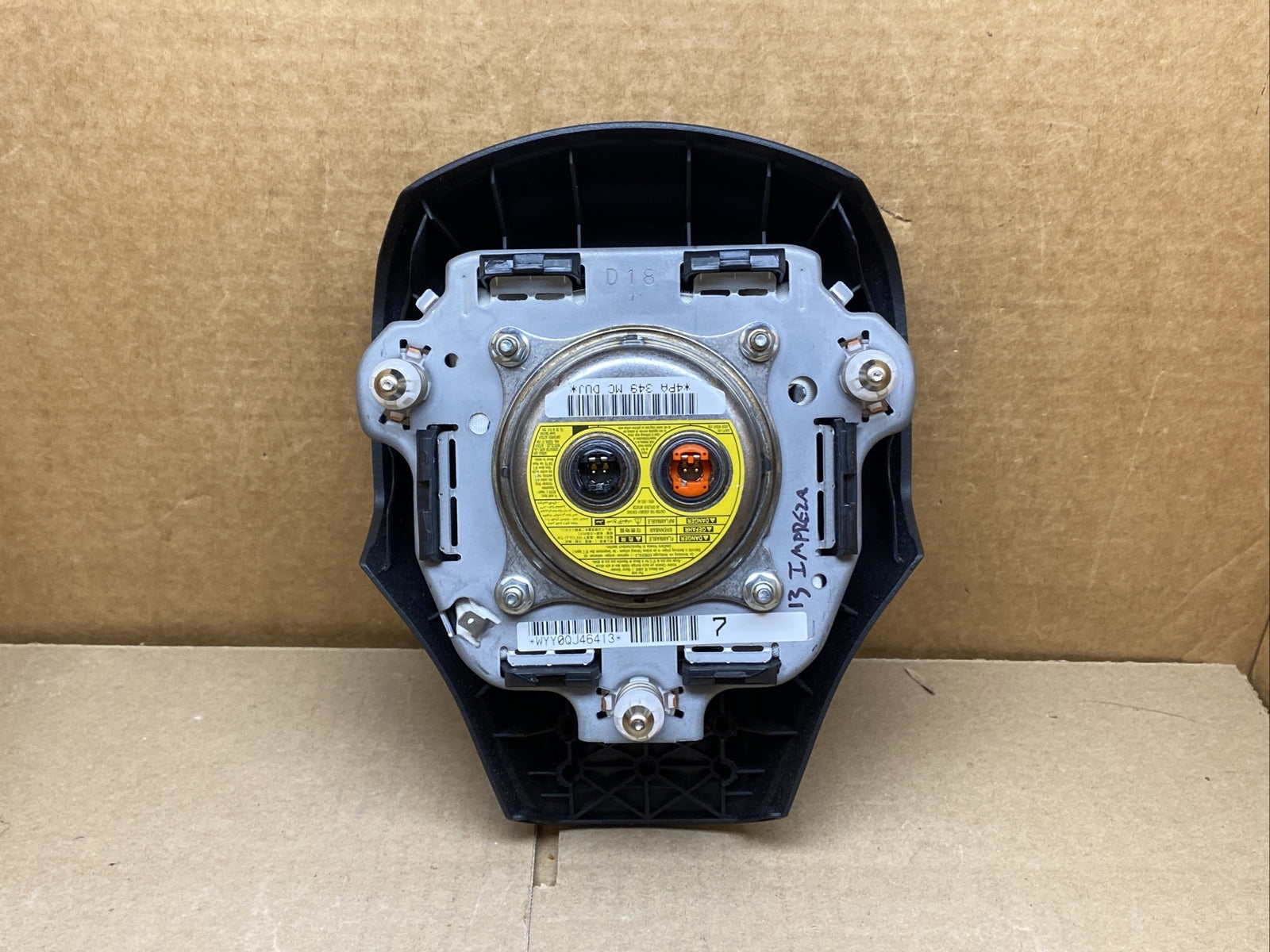 2012 2013 Subaru Impreza Front Left Driver Side Steering Wheel Air Bag Airbag4