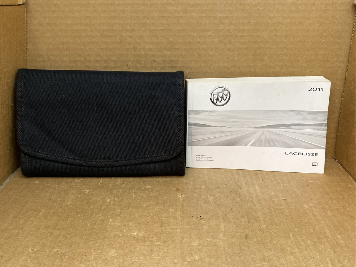 2011 11 Buick Lacrosse Owner's Owners Owner Manual Book Guide Set Case OEM0