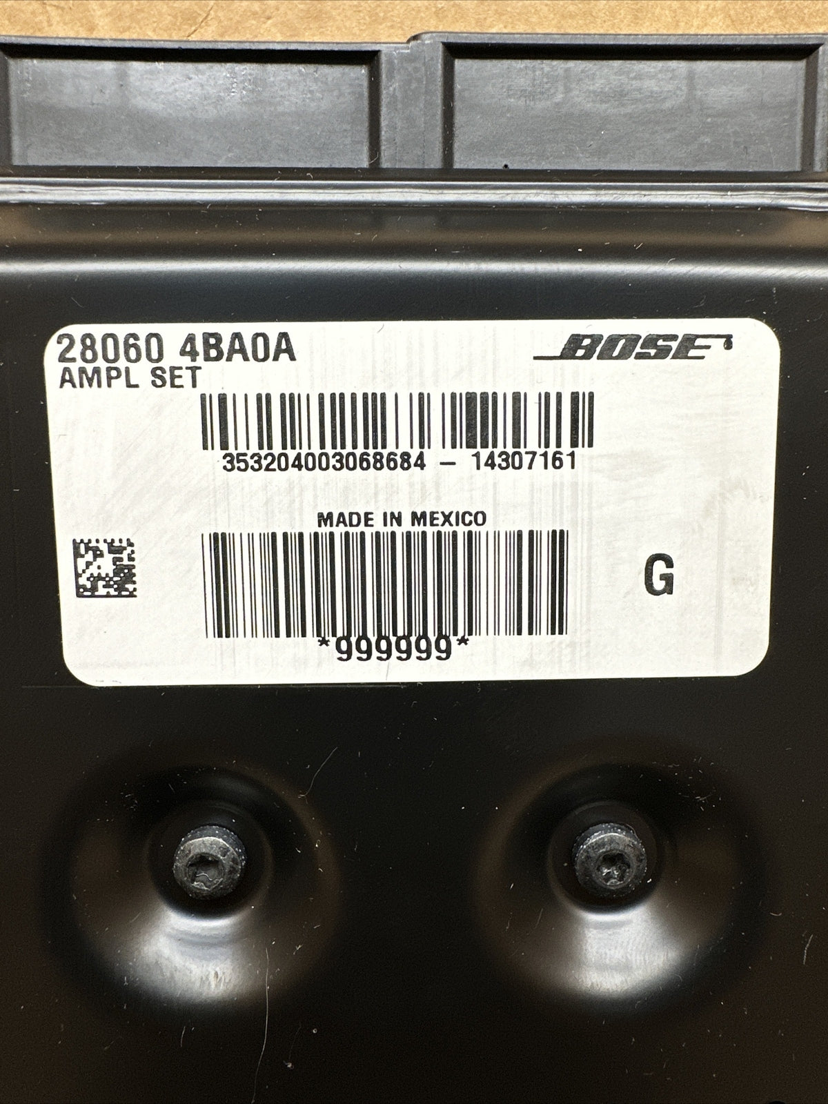2014 2016 Nissan Rogue Radio Audio Amplifier Amp OEM 28060 4BA0A6