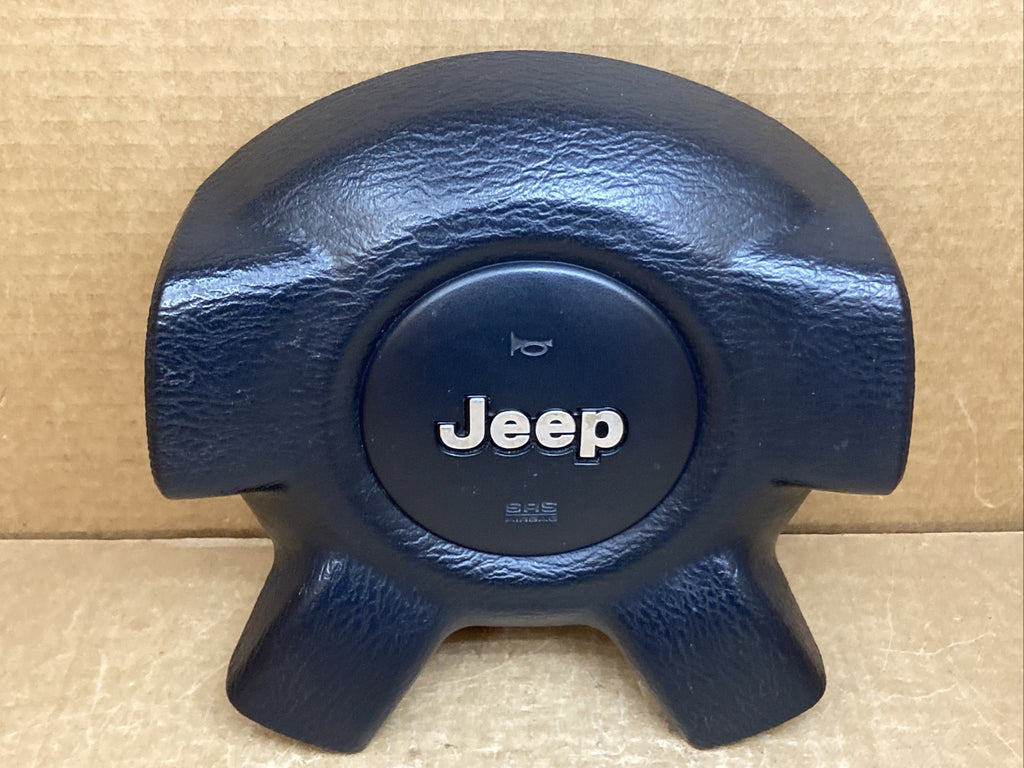 02 07 Jeep Liberty Front Left Driver Side Steering Wheel Air Bag Airbag Black1