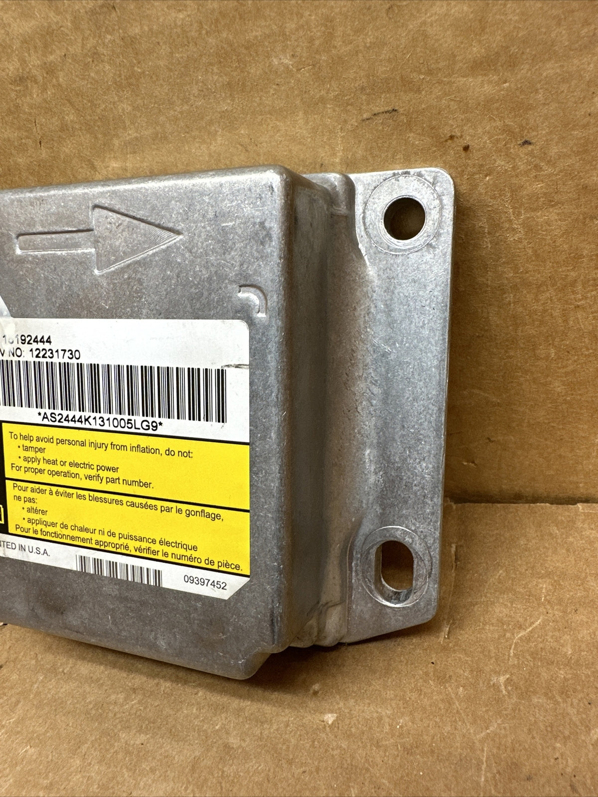 2003 Tahoe Air Bag Airbag Control Module OEM 151924443