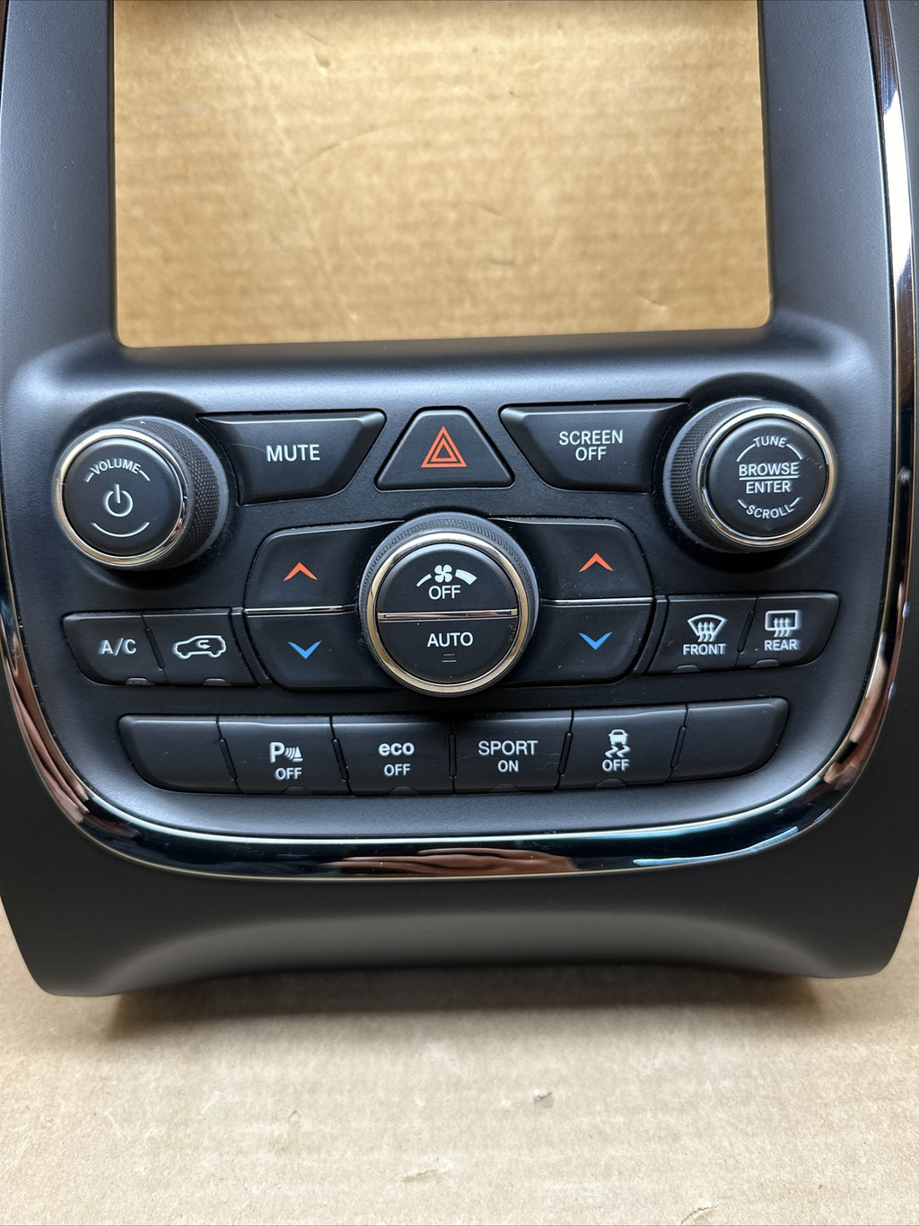 2018   2020 DODGE DURANGO DASH HEATER CLIMATE CONTROL SWITCH UNIT 68333652AA OEM3