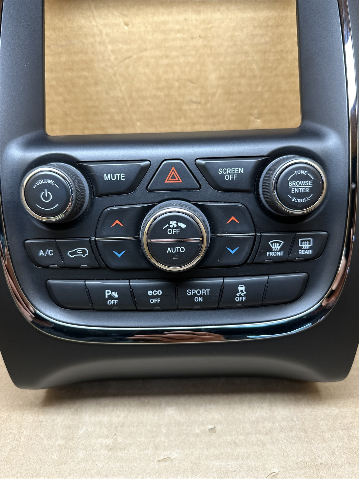 2018   2020 DODGE DURANGO DASH HEATER CLIMATE CONTROL SWITCH UNIT 68333652AA OEM3
