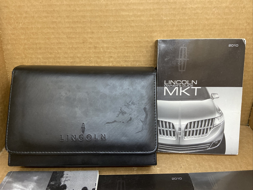 2010 Lincoln MKT Owner's Owners Owner Manual Book Guide Set Case Wallet OEM1