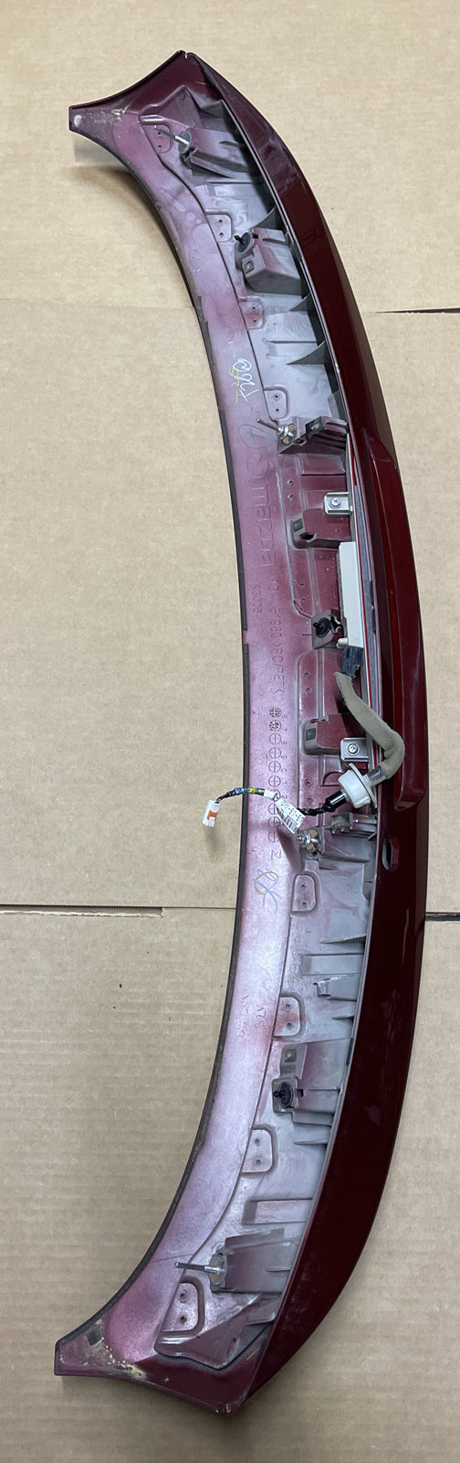 2007 2015 MAZDA CX 9 CX9 REAR LIFT GATE SPOILER 3RD THIRD BRAKE RED PAINT C2V4