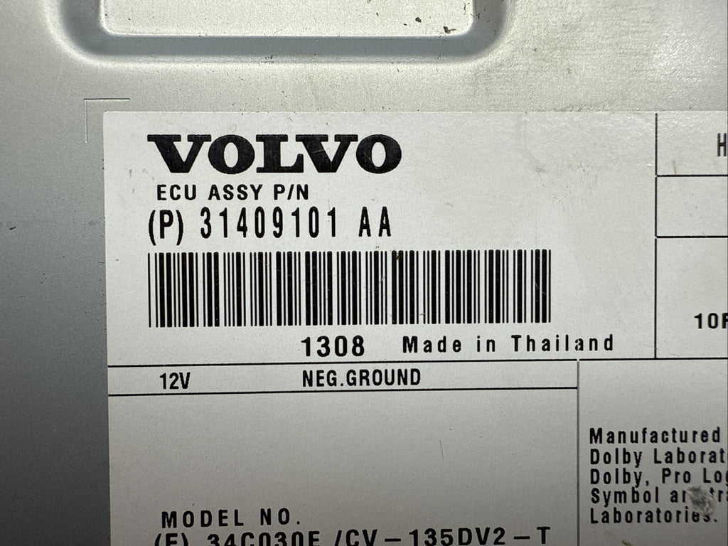 2011 2017 Volvo XC60 XC70 S60 Audio Radio Stereo Amp Amplifier 31409101AA1