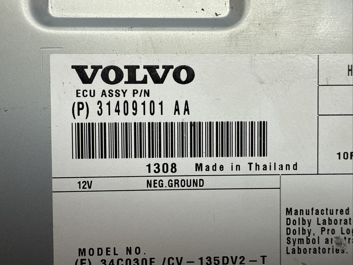 2011 2017 Volvo XC60 XC70 S60 Audio Radio Stereo Amp Amplifier 31409101AA1