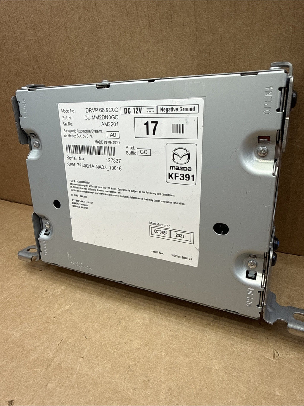 2024 Mazda 3 CX-30 Navigation Module Audio Radio Receiver DRVP 66 9C0C3