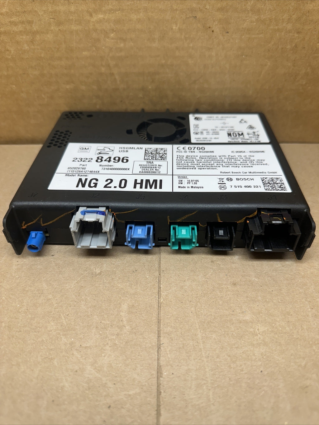 2015 2016 GM HMI Human Machine Interface Control Module 232284964