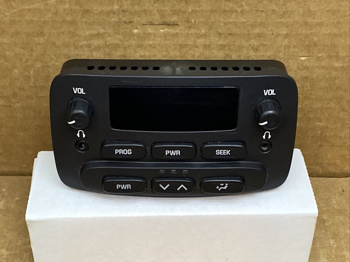 02 03 CHEVY TRAILBLAZER GMC ENVOY REAR CLIMATE AUDIO CONTROL ASSEMBLY 151592490