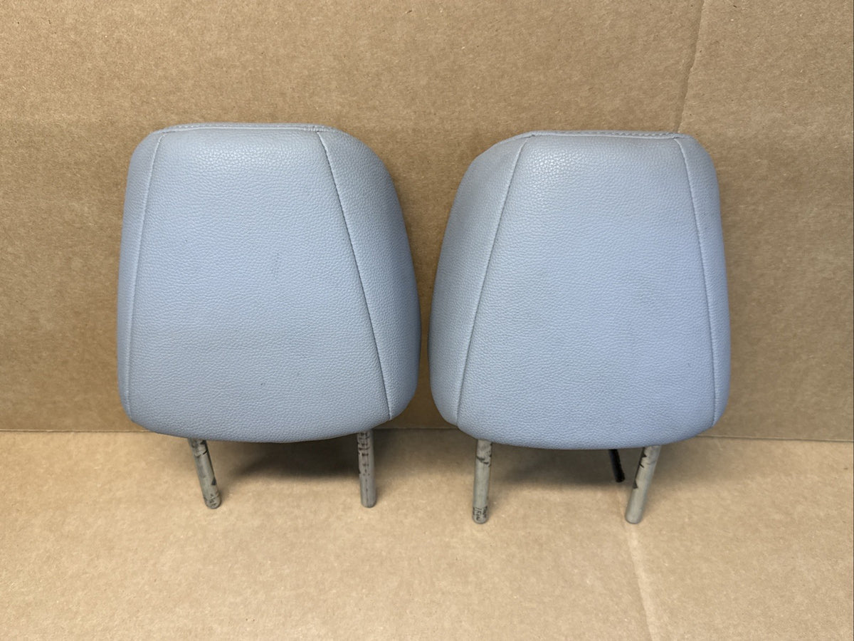2016 2022 Honda Pilot Front Gray Leather Left Right Headrest Set Pair OEM3