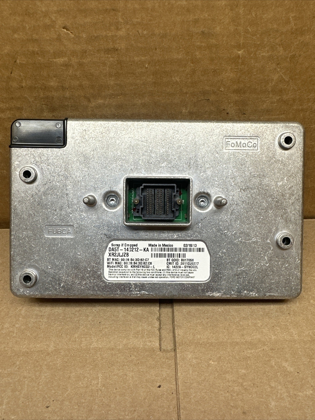2013 2016 MKT Ford Voice Recognition Sync Module DA5T 14D212 KA DE9T 14F239 BR4