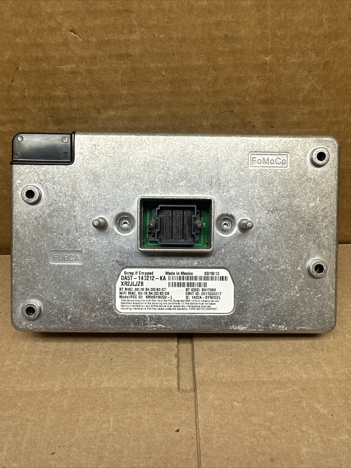 2013 2016 MKT Ford Voice Recognition Sync Module DA5T 14D212 KA DE9T 14F239 BR4