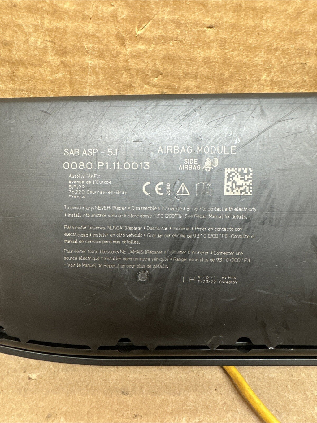 2023 2024 Honda Accord Front Left Side Driver Seat Air Bag Airbag4
