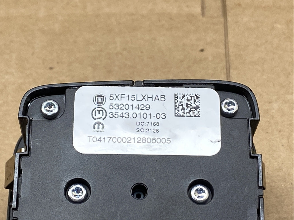 2019 2021 Jeep Compass Center Console Transfer Case Switch OEM 5XF15LXHAB8
