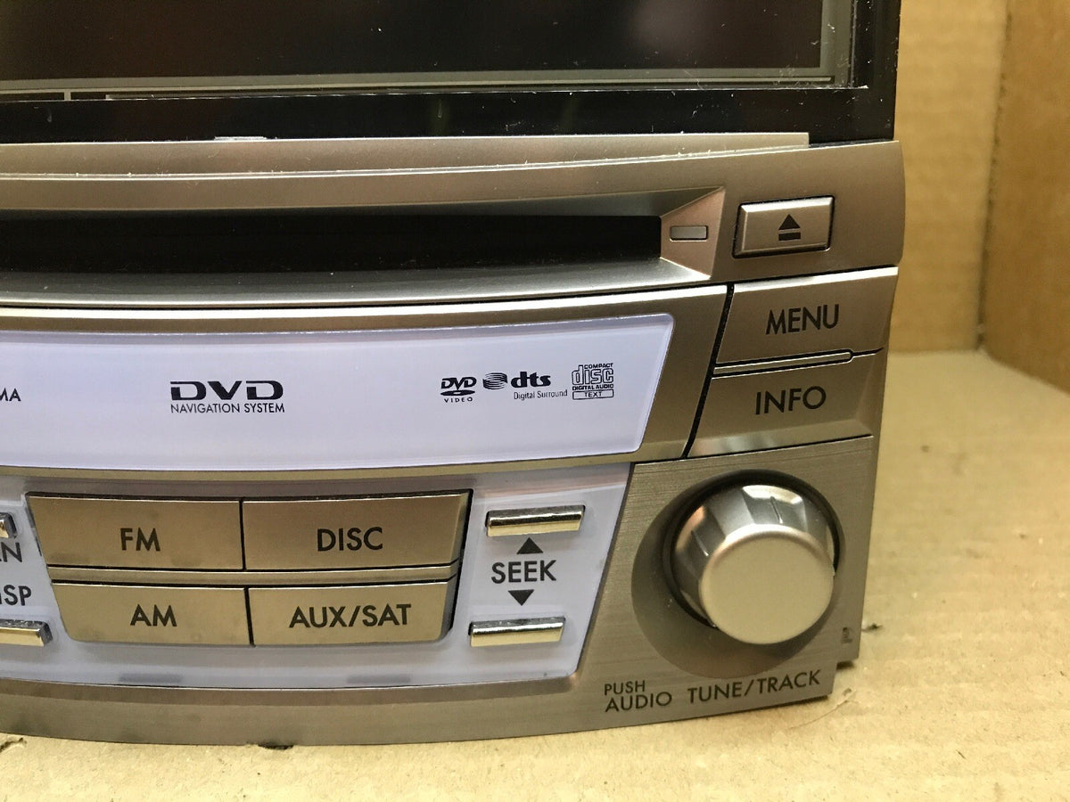 10 11 12 OUTBACK LEGACY RADIO CD PLAYER GPS DVD MP3 DISPLAY KENWOOD 86271AJ60A4