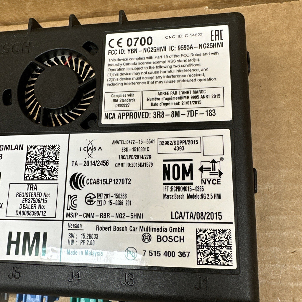 2015 2016 GM HMI Human Machine Interface Control Module 840890117