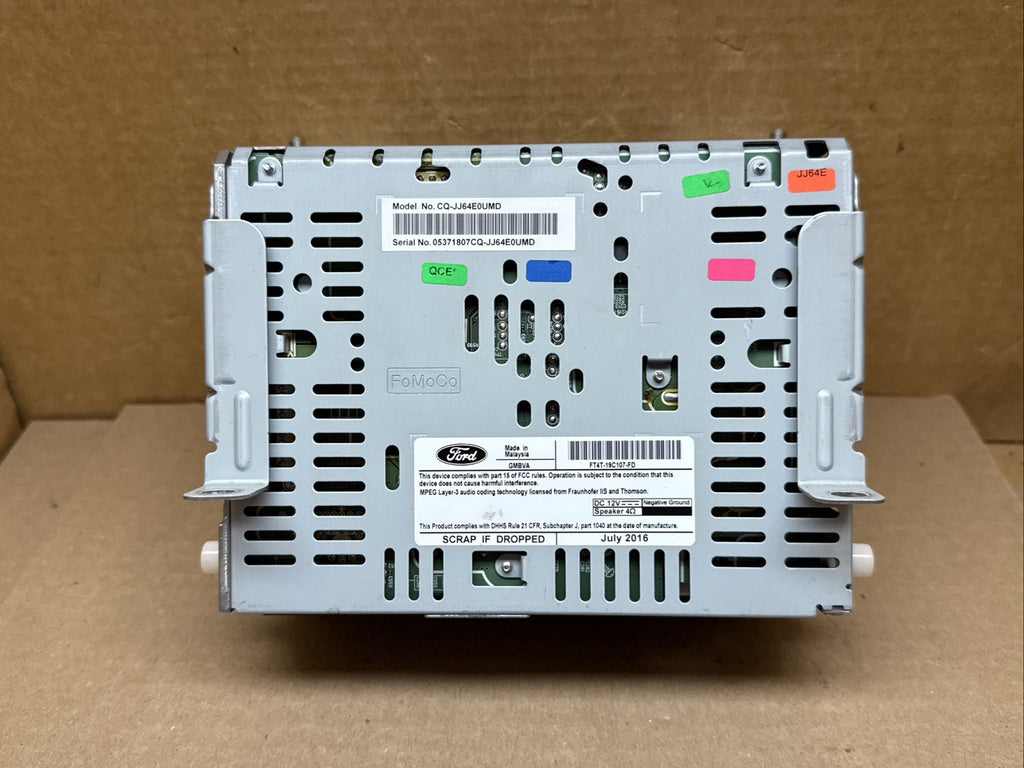 2015 2018 Ford Edge Radio Cd Player Disc Reader FT4T 19C107 FD7
