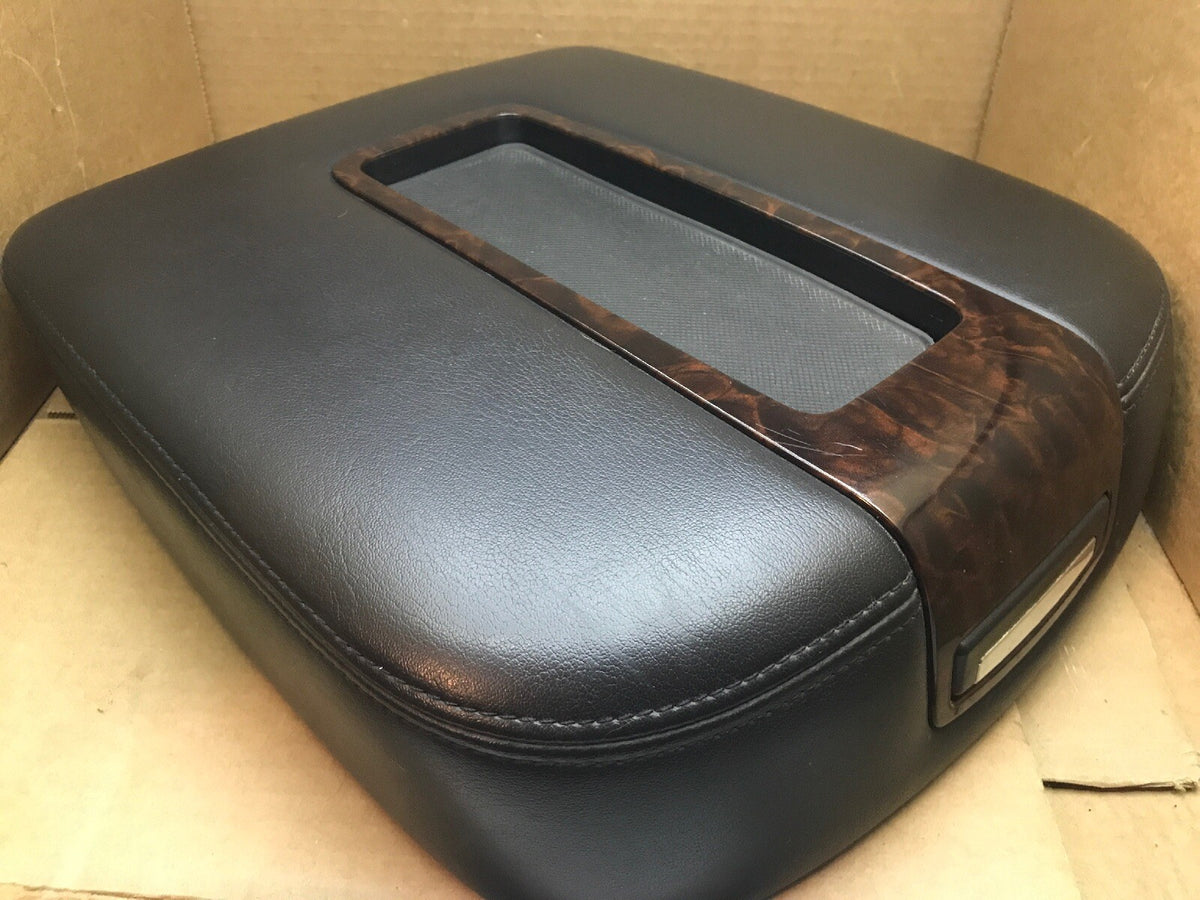 BLACK 07 14 TAHOE SUBURBAN SILVERADO YUKON SIERRA CENTER CONSOLE ARMREST LID TOP4