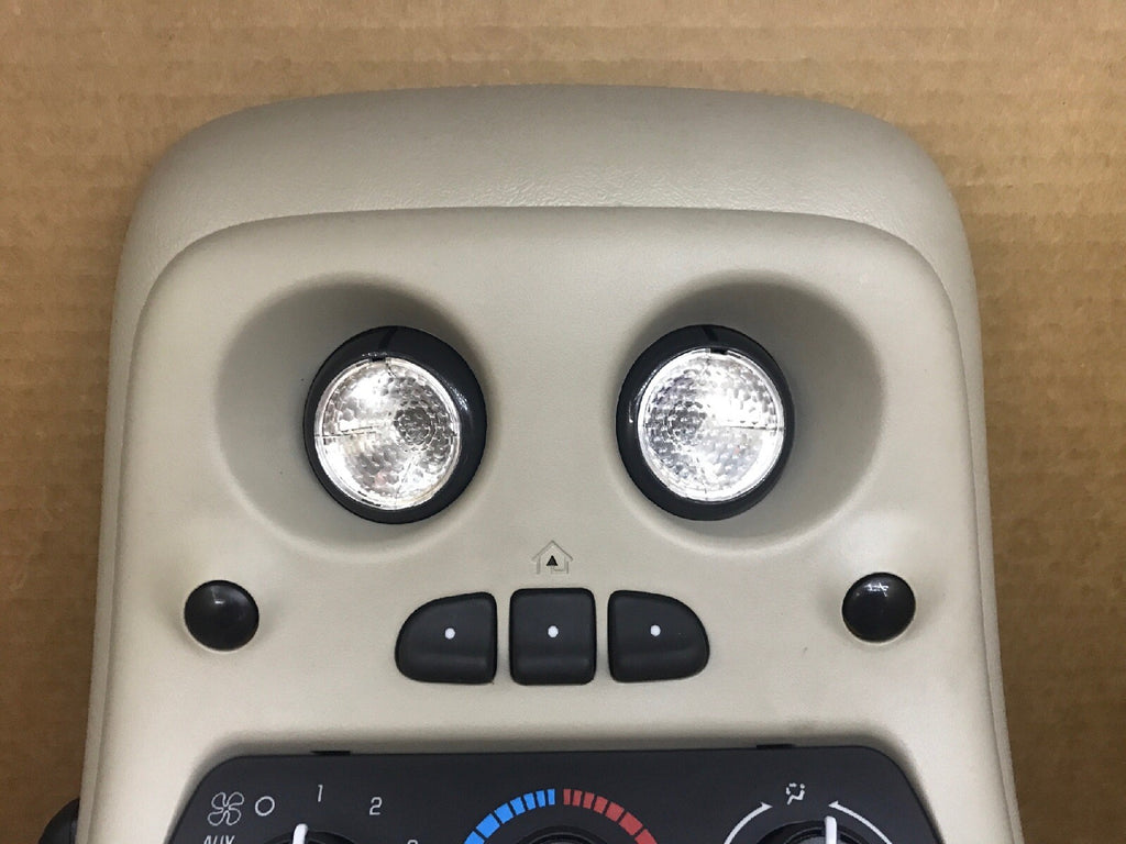 00 06 Silverado Tahoe Yukon Escalade Overhead Console Homelink Tan 150901512