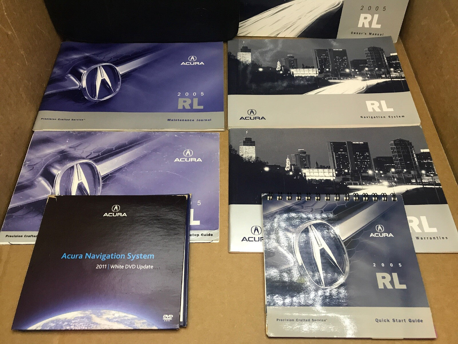 2005 05 Acura RL Owner's Owners Owner Manual Book Guide Set Case Wallet OEM2