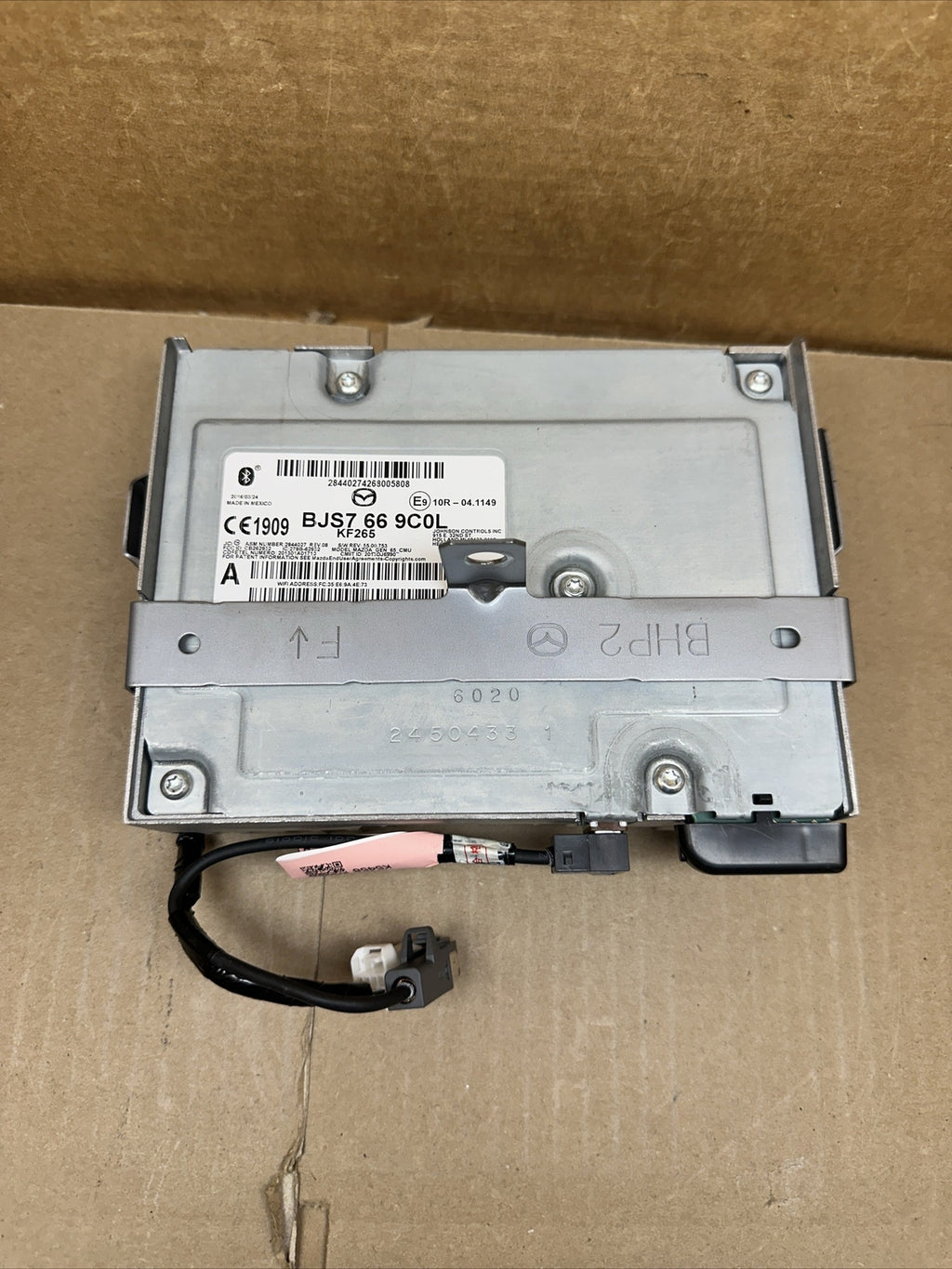 2014 2016 Mazda 3 Bluetooth Radio Receiver Module OEM BJS7 66 9C0L7