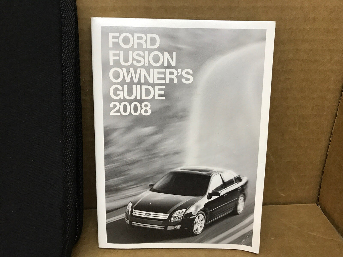 2008 08 FORD FUSION OWNER'S OWNERS OWNER MANUAL BOOK GUIDE SET CASE OEM2