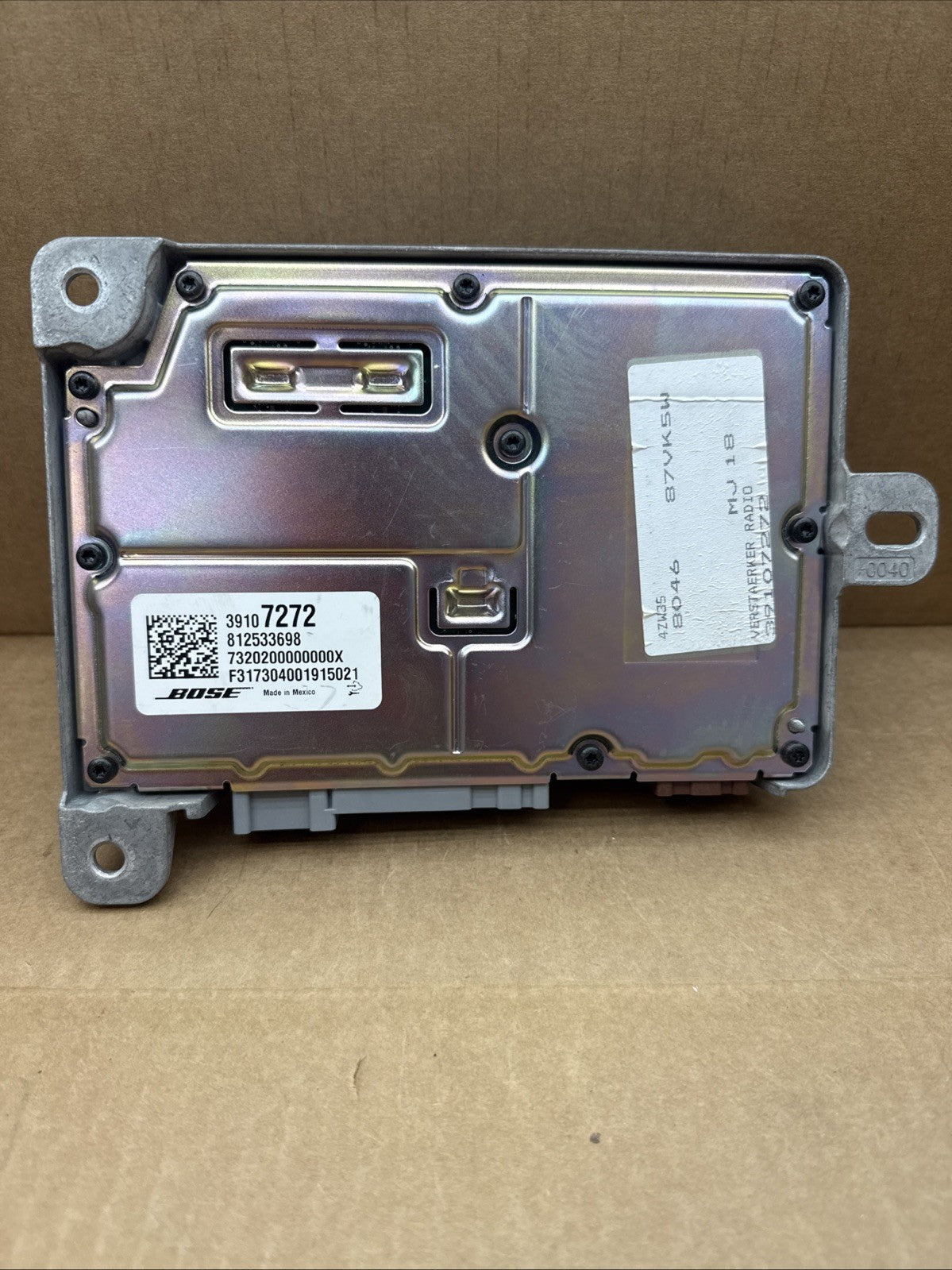 2018 Buick Regal Audio Stereo Radio Amp Amplifier Module 391072722