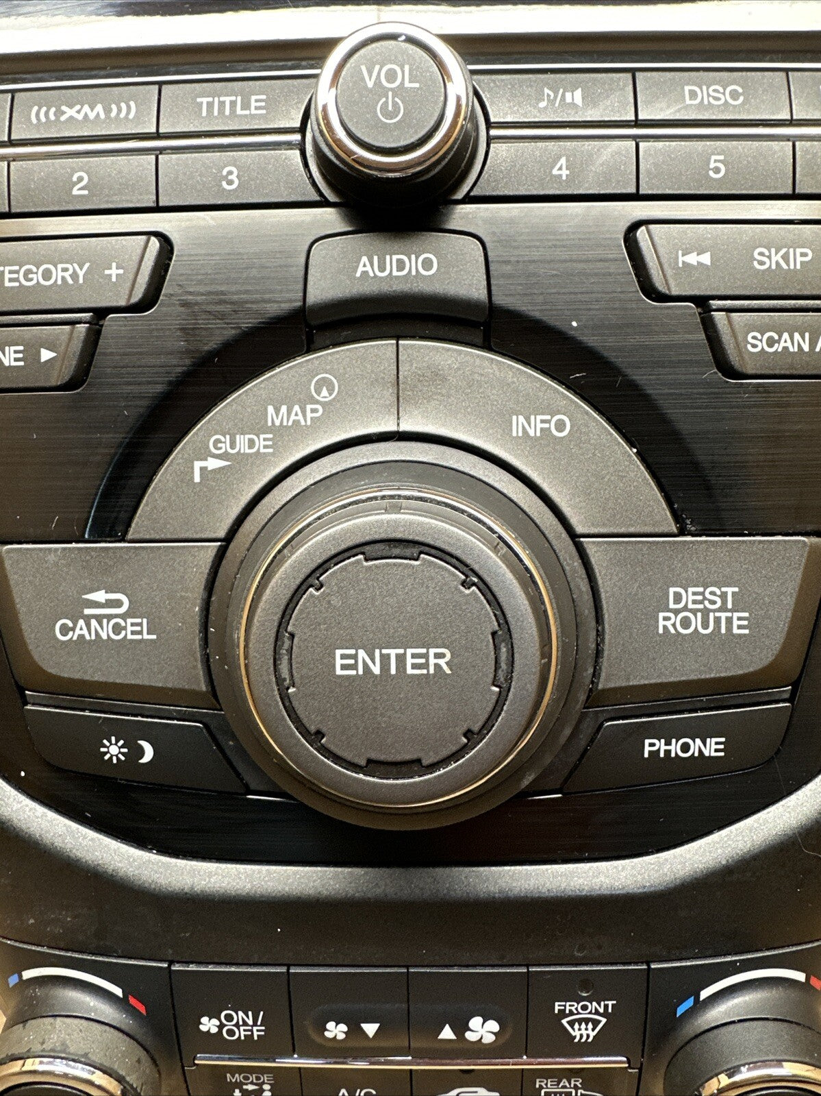 2013 2015 Acura RDX Navigation GPS Radio Temperature Climate Control Oem5