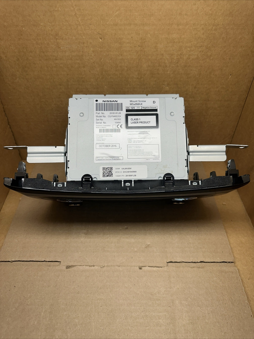 2017 2019 Nissan Rogue Dash Radio Screen Display 28185 6FL0B4