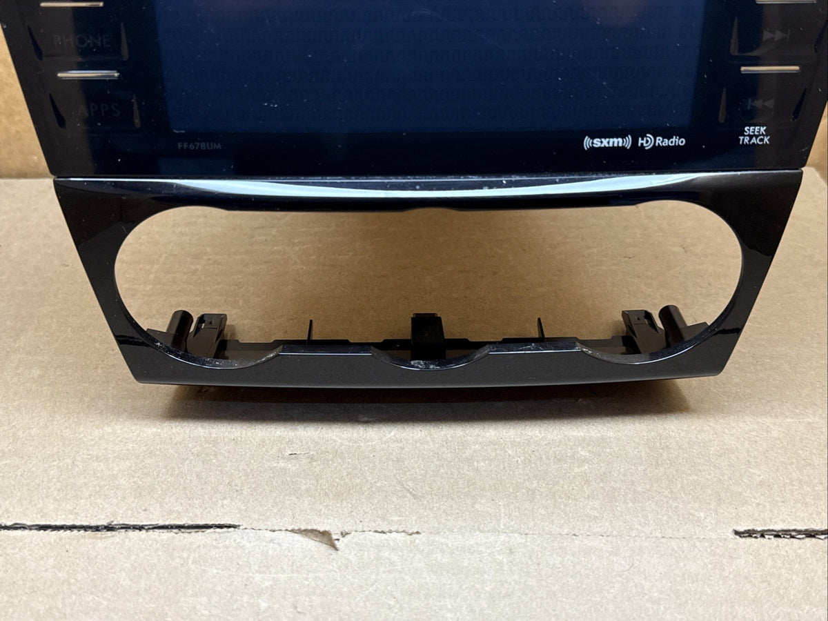 2017 Subaru Forester Radio Receiver Screen Display FF678UM 86201SG6714