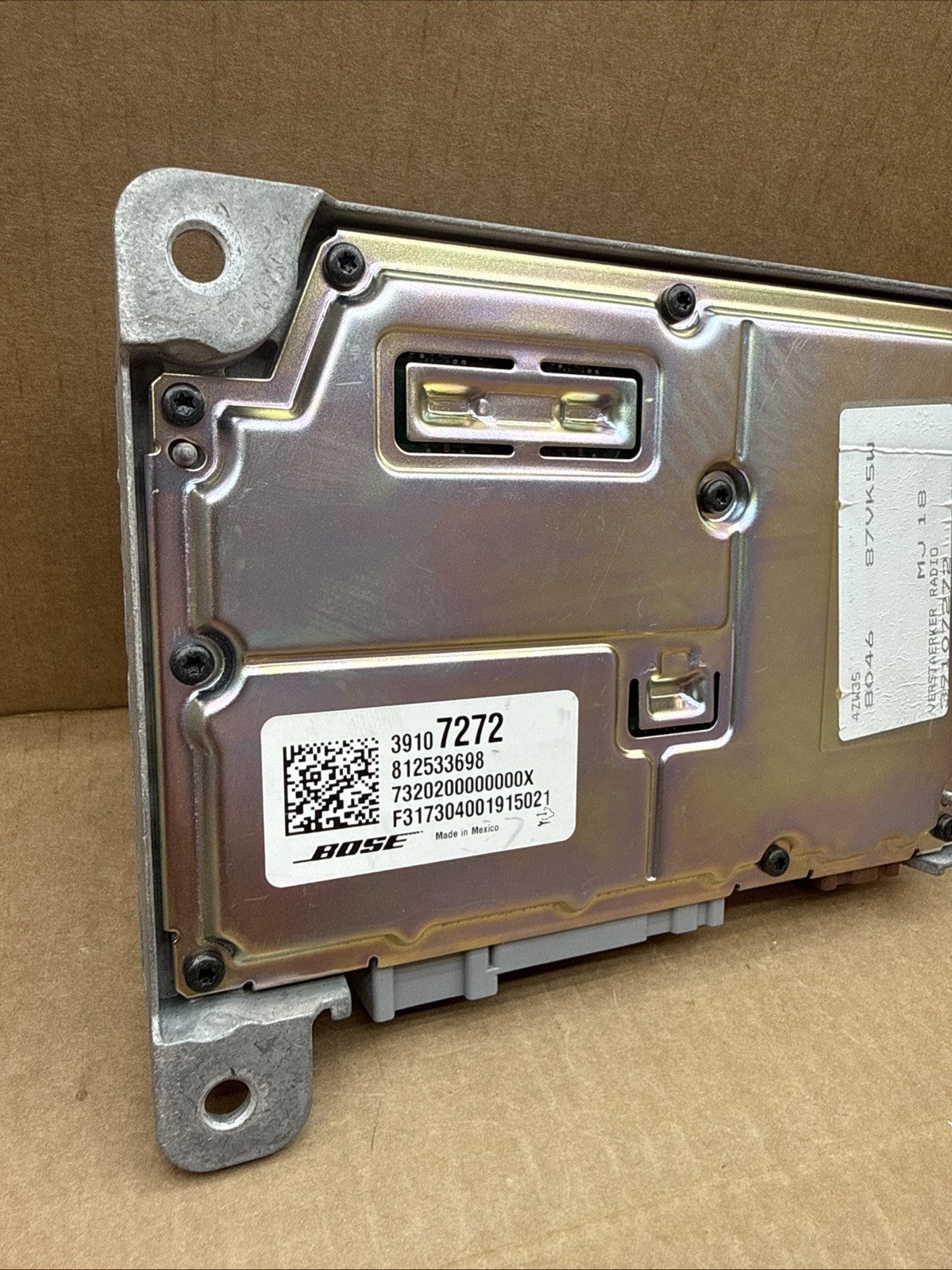 2018 Buick Regal Audio Stereo Radio Amp Amplifier Module 391072724