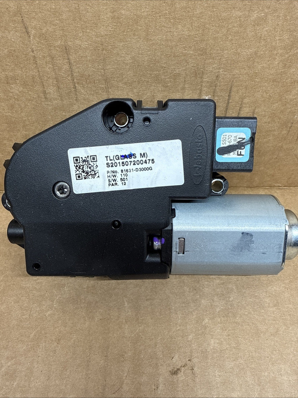 2016 2021 HYUNDAI TUCSON SUNROOF SUN ROOF MOONROOF MOTOR OEM 81671 D30003