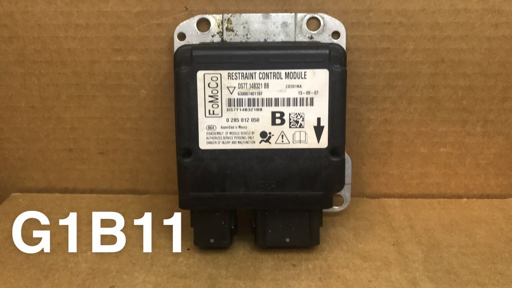 2013 2015 Ford Fusion SRS Safety Restraint System Control Module DS7T 14B321 BB0