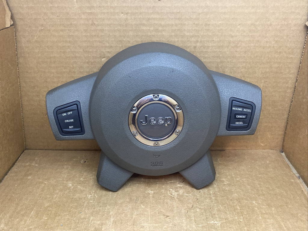 06 08 Jeep Commander Front Left Driver Side Steering Wheel Air Bag Airbag Khaki0