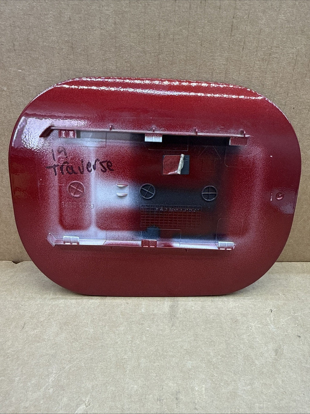 2018-2023 Chevrolet Traverse Fuel Gas Tank Filler Door Lid Cover OEM Red GPJ4