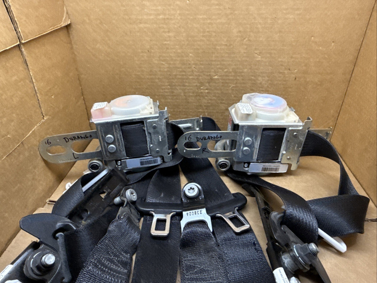 15 19 Dodge Durango Passenger Driver Left Right Seat Belt Seatbelt Retractor Set7