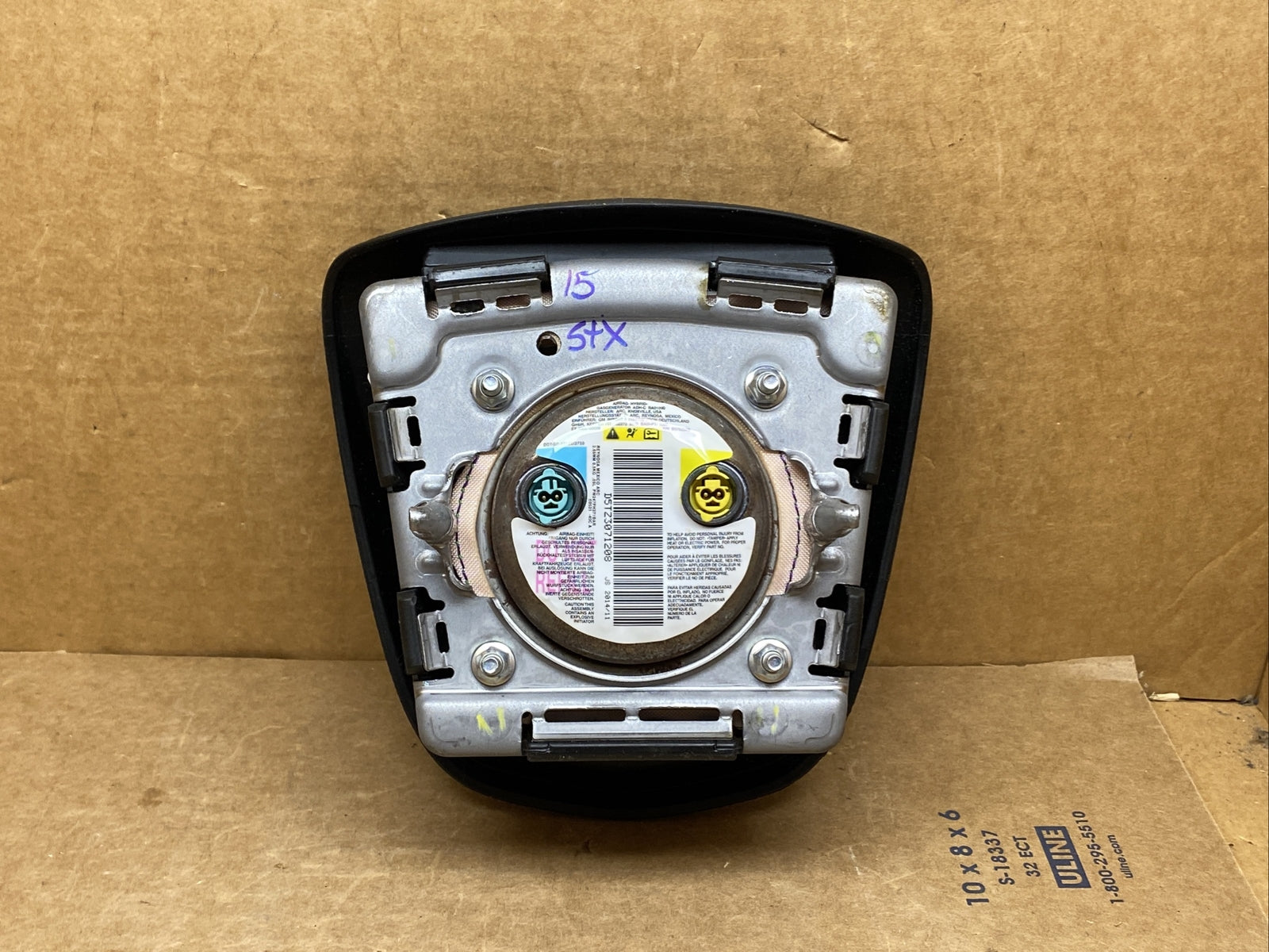 2013 2015 Cadillac XTS Front Left Driver Steering Wheel Air Bag Airbag Black8