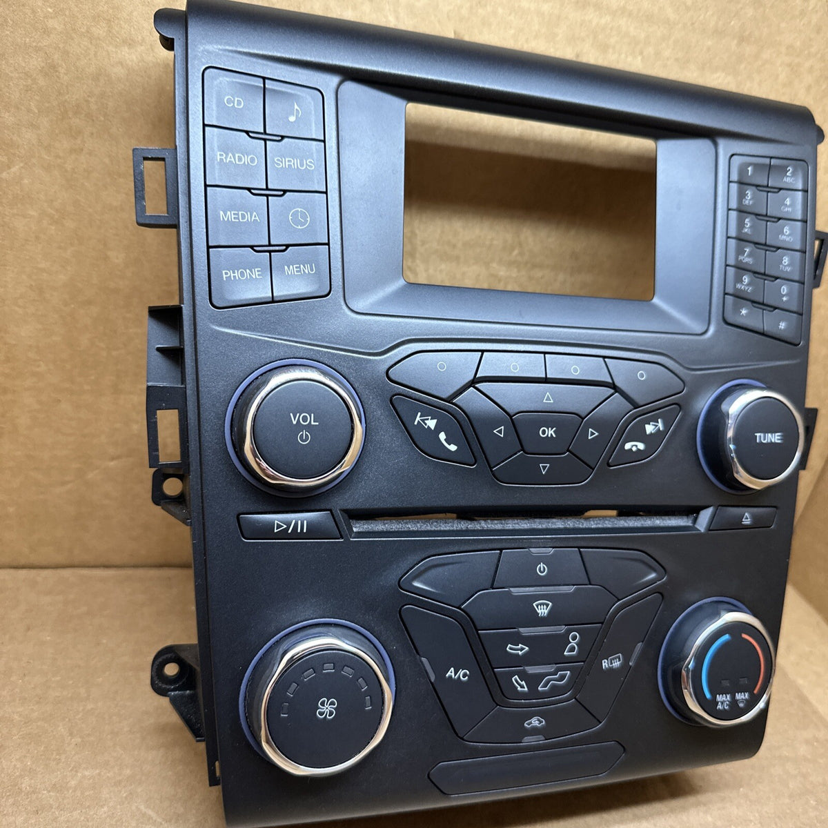 2015 Ford Fusion Temp Temperature Climate Radio Control Bezel FS7T 18E243 ED1