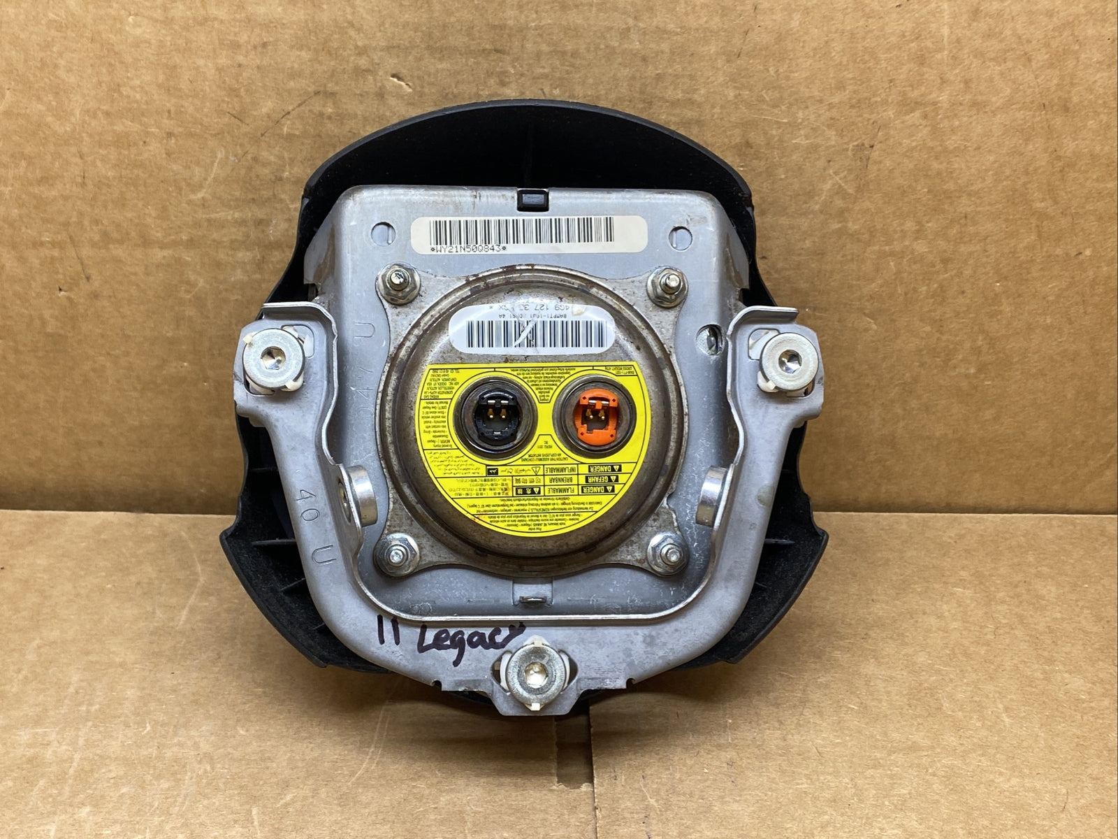 SUBARU LEGACY OUTBACK FRONT LEFT DRIVER SIDE STEERING WHEEL AIRBAG AIR BAG BLACK10