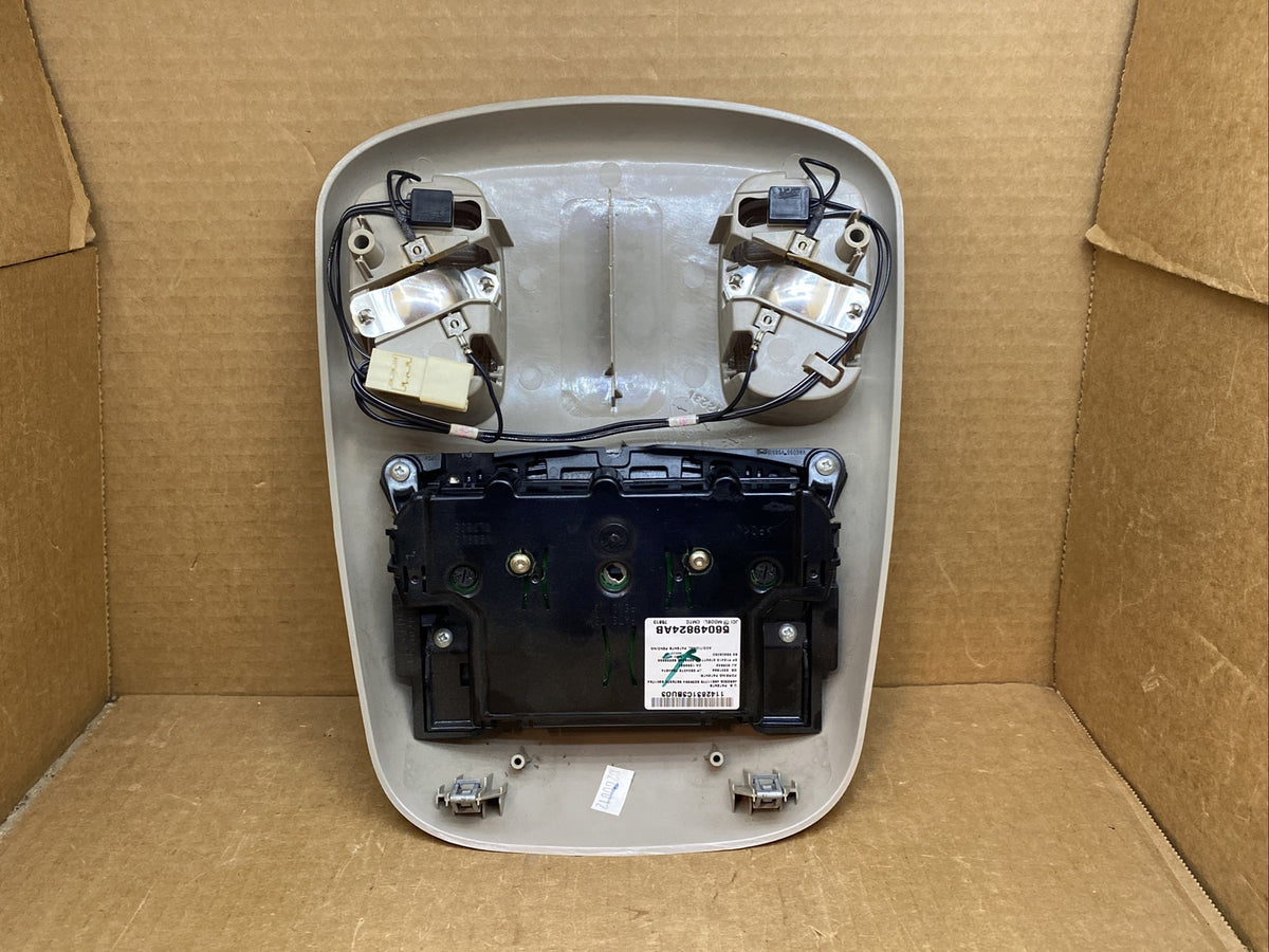 2006 2008 Dodge Ram Overhead Console Dome Map Lights Digital Display 56049824AB7