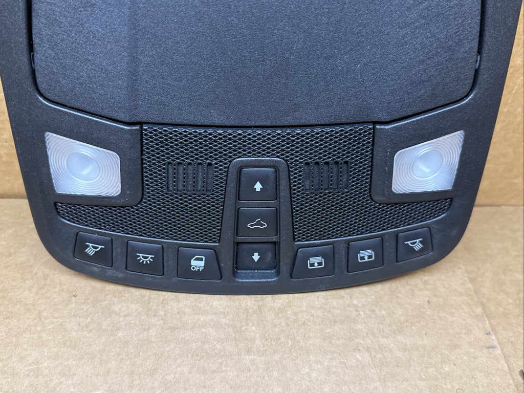 2016 2019 Ford Explorer Front Center Over Head Overhead Console Storage Black3
