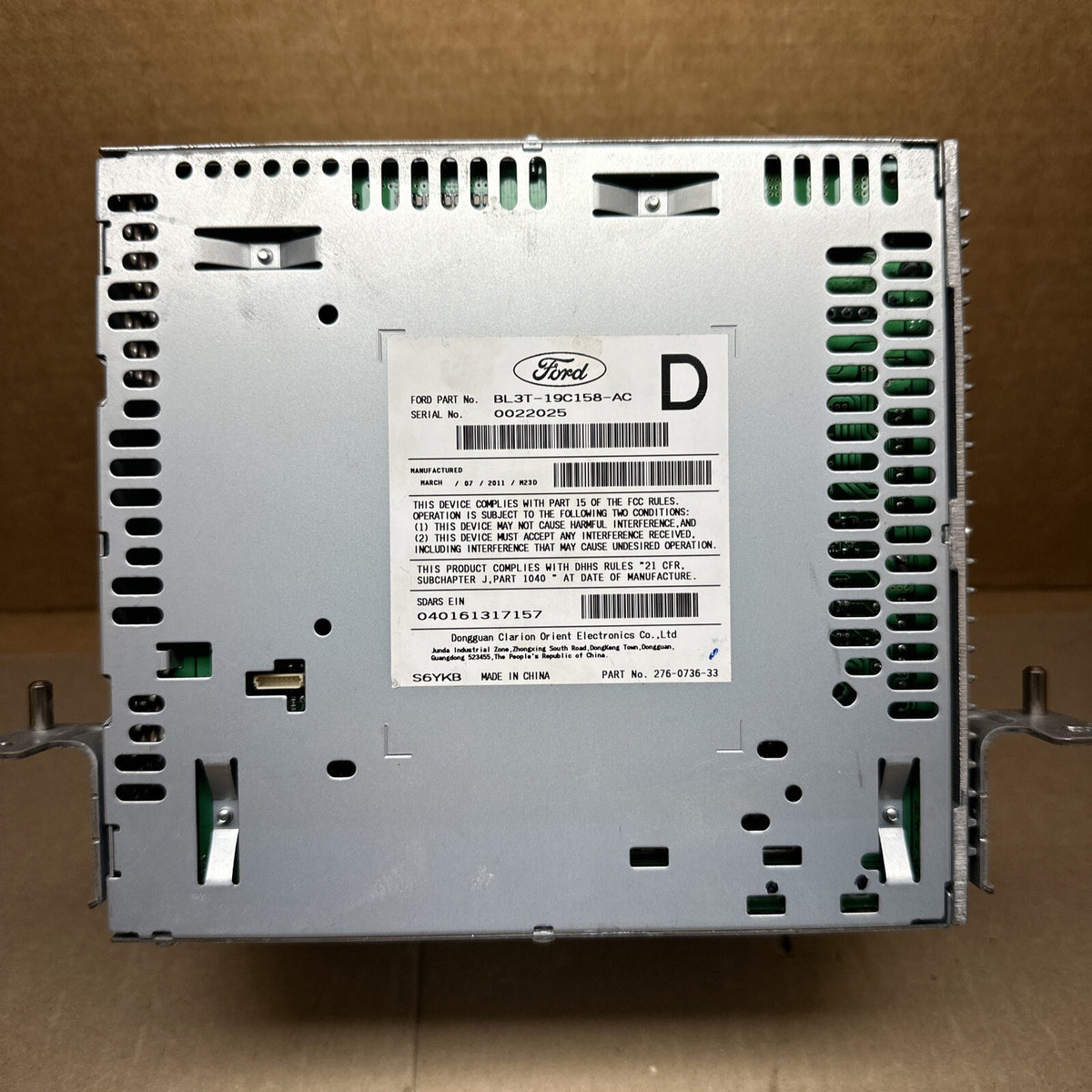 2011   2012 Ford F150 F 150 OEM Premium 6 CD AM FM Radio Receiver BL3T 19C158 AC7