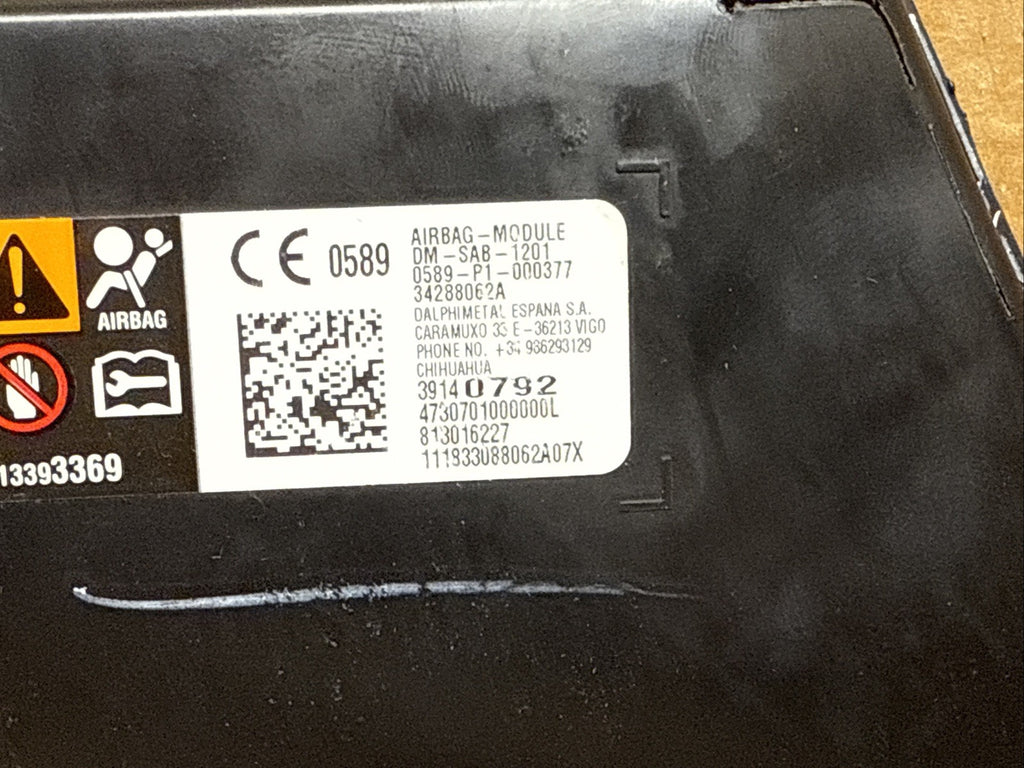 2019 Cruze 2022 2023 Bolt Front Left Side Driver Seat Air Bag Airbag 391407921