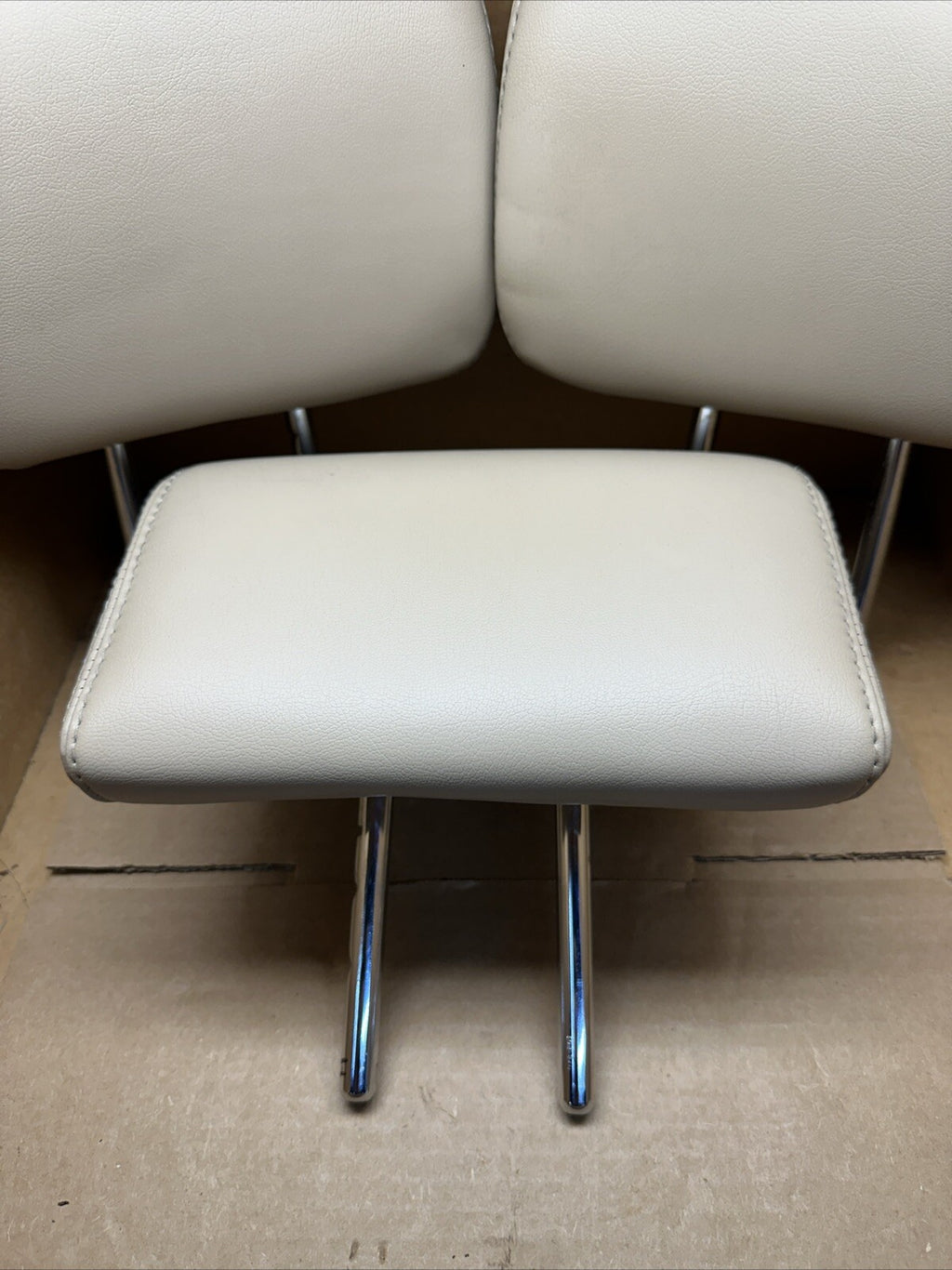 2013 2018 Pathfinder QX60 Rear Seat 2nd Row Headrest Head Rest Set Tan Leather1