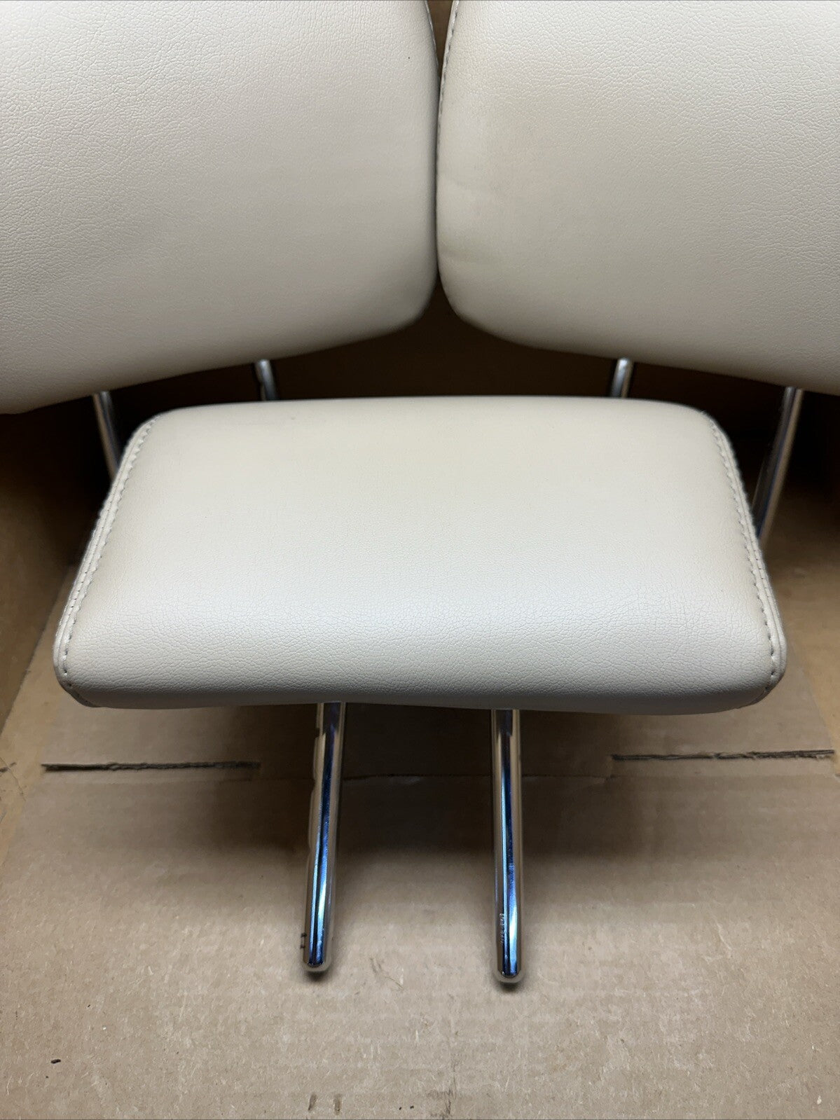 2013 2018 Pathfinder QX60 Rear Seat 2nd Row Headrest Head Rest Set Tan Leather1