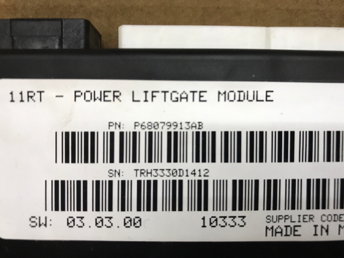 P68079913AB 2011 2012 2013 CHRYSLER TOWN COUNTRY POWER LIFTGATE CONTROL MODULE3