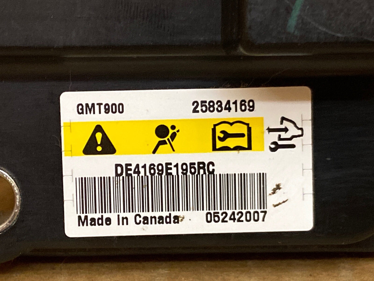 GM Silverado Sierra OEM Supplemental Restraint System Sensor Module 258341692