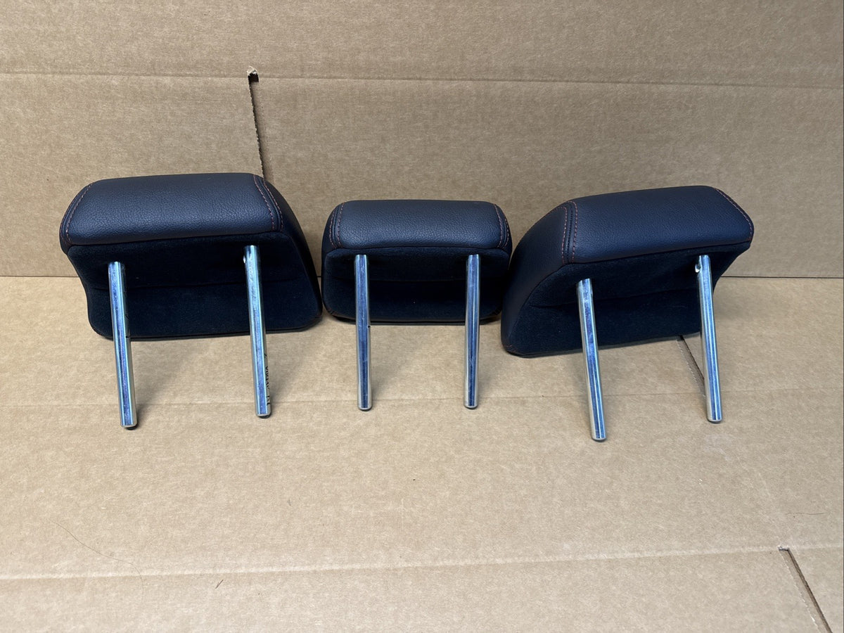 2014 2018 Mazda3 Mazda 3 Head Rest Headrest 2nd Row Rear Seat Set Black Leather9