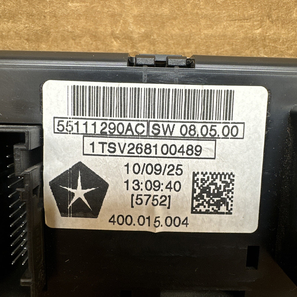 2009 2012 Ram 1500 Manual Climate Temperature Temp Controls Dials 55111290AC6